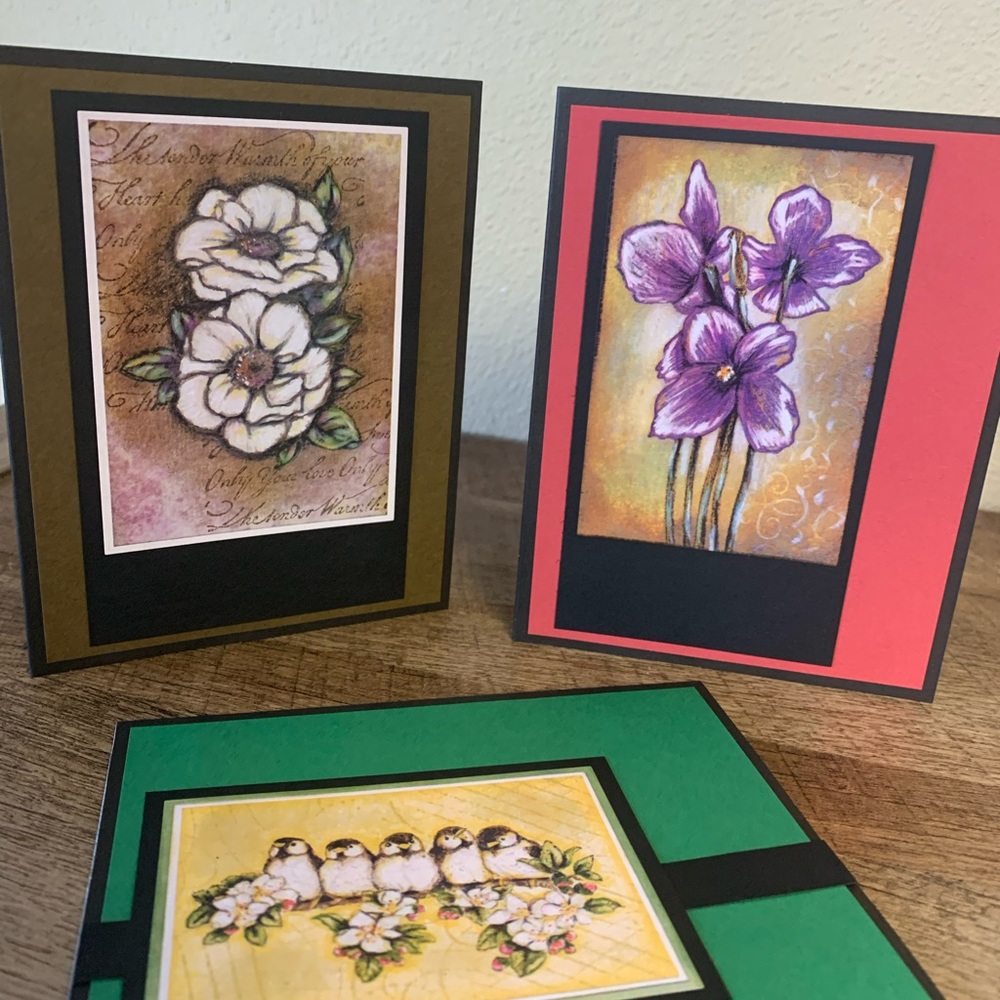 ✨ Handmade “greeting” cards